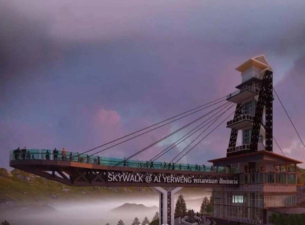 Thousands flock to Yala skywalk to glimpse sea of mist Thousands flock to Yala skywalk to glimpse sea of mist