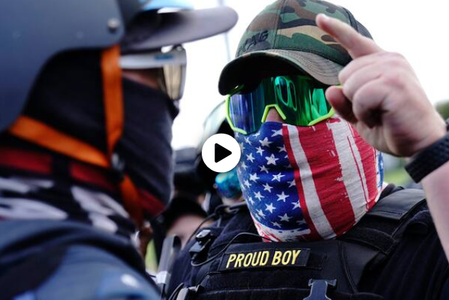 Trump's 'stand by' remark puts the Proud Boys in the spotlight Trump's 'stand by' remark puts the Proud Boys in the spotlight
