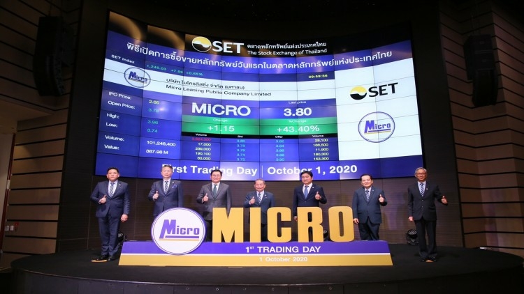 Micro Leasing expects SET listing to offer expansion opportunities Micro Leasing expects SET listing to offer expansion opportunities