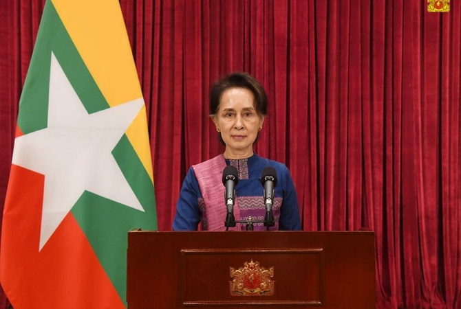 Public following COVID-19 rules crucial: Aung San Suu Kyi Public following COVID-19 rules crucial: Aung San Suu Kyi