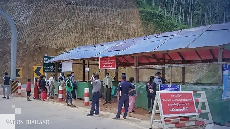 Prachuap Khiri Khan blocks all natural borders after Myanmar town reports 41 new Covid cases Prachuap Khiri Khan blocks all natural borders after Myanmar town reports 41 new Covid cases