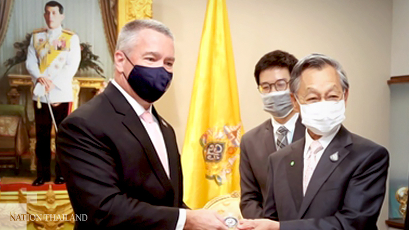 Chuan meets US envoy to discuss post-Covid economy, charter amendment Chuan meets US envoy to discuss post-Covid economy, charter amendment