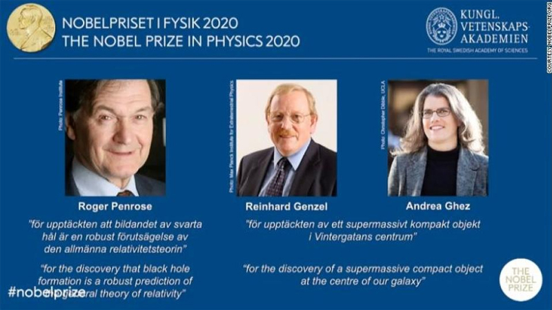 American Andrea Ghez, two others win Nobel Prize in physics for discoveries about black holes American Andrea Ghez, two others win Nobel Prize in physics for discoveries about black holes