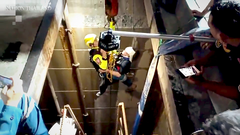 Engineering consultant cheats death after falling into 12-metre hole Engineering consultant cheats death after falling into 12-metre hole