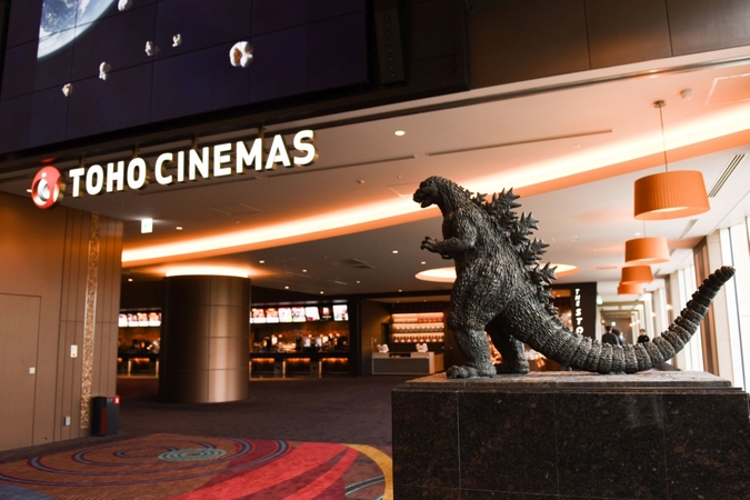 A Godzilla figurine sits on display at Toho Cinemas Hibiya in Tokyo on March 22, 2018. MUST CREDIT: Bloomberg photo by Noriko Hayashi.
/Photo by: Noriko Hayashi — Bloomberg
Location: TokyoJapan