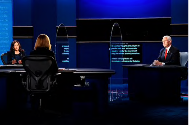Pence and Harris meet to debate under the shadow of a surging pandemic Pence and Harris meet to debate under the shadow of a surging pandemic