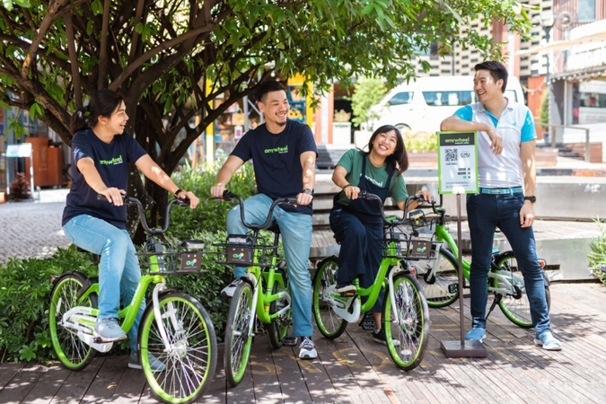 Anywheel ties up with Dtac to launch bike-sharing service in Chiang Mai Anywheel ties up with Dtac to launch bike-sharing service in Chiang Mai