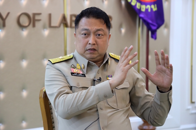 Labour Minister Suchart Chomklin