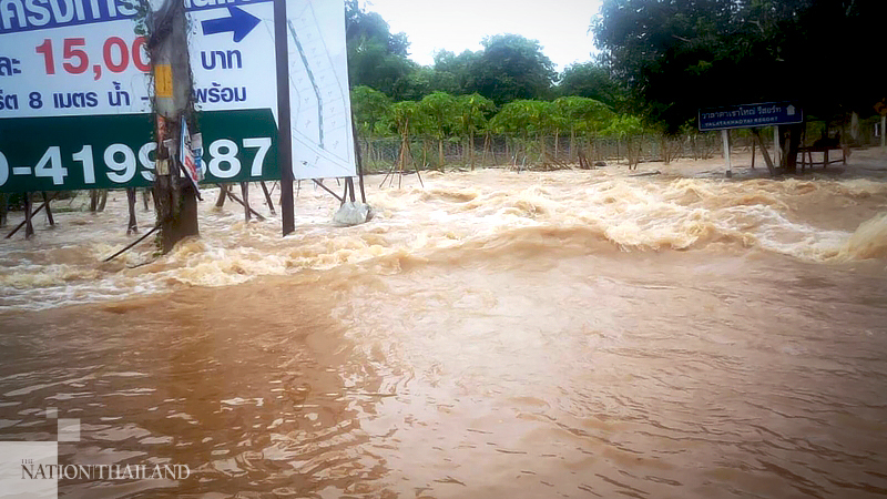 Resorts in Khao Yai suffer severe flooding Resorts in Khao Yai suffer severe flooding