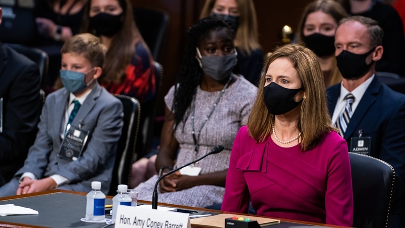 Barrett confirmation hearing day one: Courts aren't designed to 'right every wrong' in society, Barrett says in opening Barrett confirmation hearing day one: Courts aren't designed to 'right every wrong' in society, Barrett says in opening