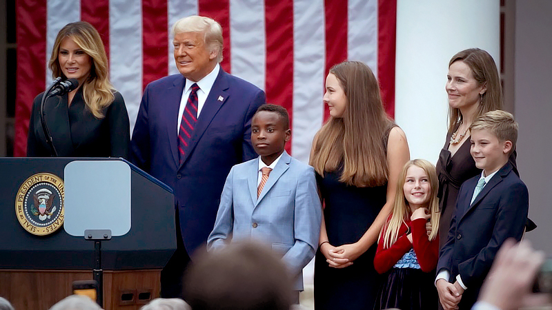 Melania Trump is having a hard time distancing herself from the president Melania Trump is having a hard time distancing herself from the president