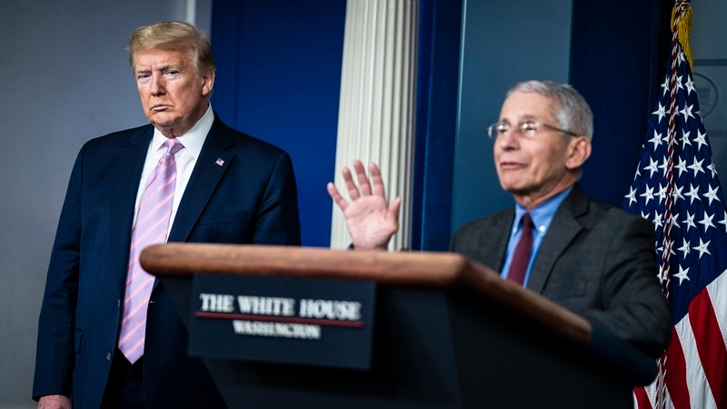 Trump again attacks Fauci's guidance as coronavirus infections tick upward Trump again attacks Fauci's guidance as coronavirus infections tick upward