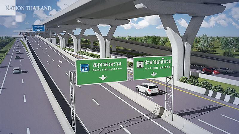 Rama II road to open 4 more lanes in December Rama II road to open 4 more lanes in December
