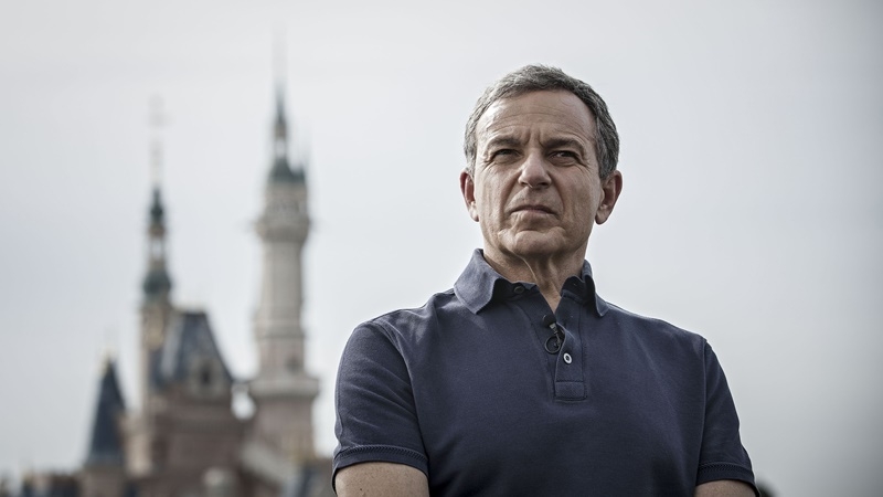 Bob Iger, chief executive officer of Walt Disney Co., during a Bloomberg Television interview at Disneyland in Shanghai on June 16, 2017. MUST CREDIT: Bloomberg photo by Qilai Shen.