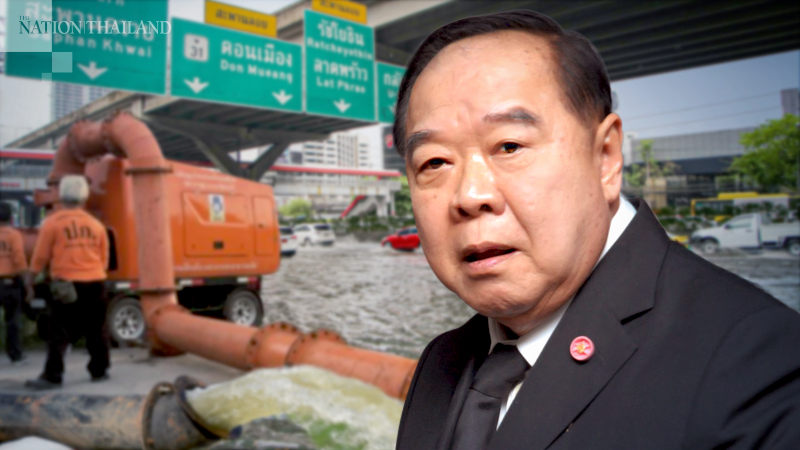 Prawit calls on agencies, Army, police to help flood victims in 18 provinces Prawit calls on agencies, Army, police to help flood victims in 18 provinces