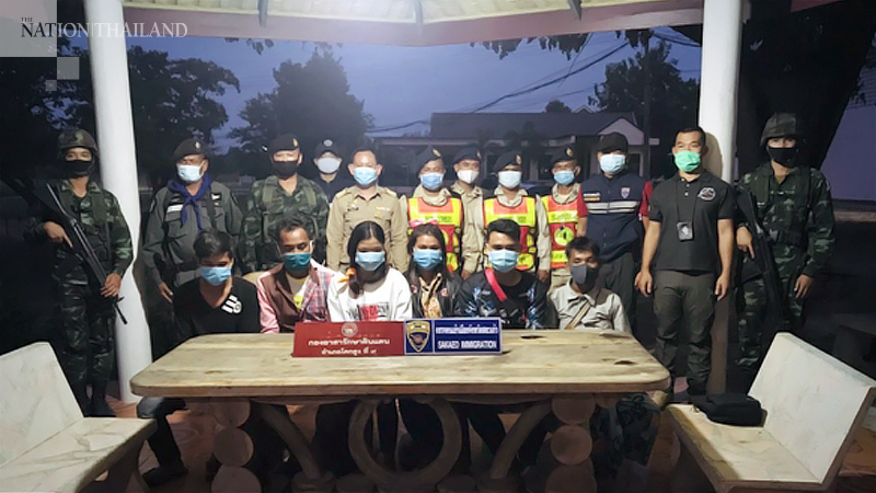 Eight Cambodians arrested for alleged illegal entry, along with Thai driver Eight Cambodians arrested for alleged illegal entry, along with Thai driver