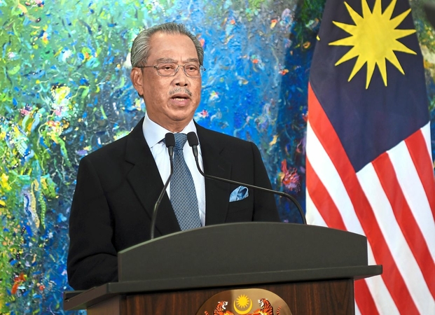 Focus on sustainability: Muhyiddin speaking at the virtual launch of the International Greentech and Eco-products Exhibition and Conference (IGEM) 2020. — Bernama