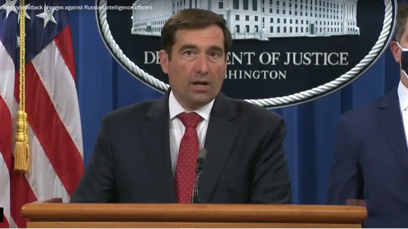 U.S. charges Russian intelligence officers in high-profile cyberattacks U.S. charges Russian intelligence officers in high-profile cyberattacks