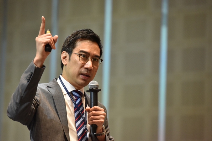 Bank of Thailand governor Sethaput Suthiwartnarueput meets the press for the first time on Tuesday after recently taking leadership at the central bank.