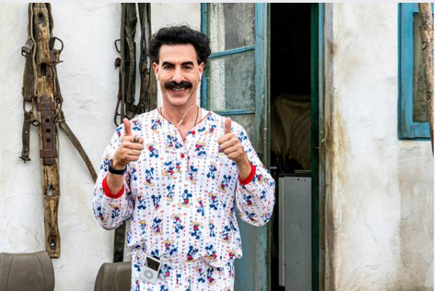 Sacha Baron Cohen reprises his role as a fictional Kazakh journalist in 