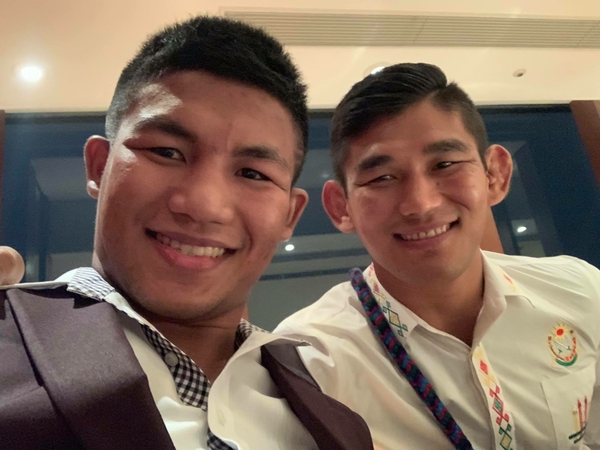 Rodtang “The Iron Man” Jitmuangnon  and  “The Burmese Python” Aung La N Sang