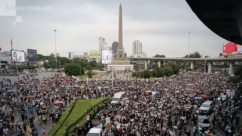 Polls show most Thais worried about pro-democracy protests leading to violence Polls show most Thais worried about pro-democracy protests leading to violence
