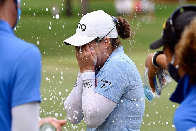 McDonald gifted with first LPGA title 