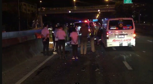 Taxi bike driver killed in collision with pickup on Kanchanaphisek Road Taxi bike driver killed in collision with pickup on Kanchanaphisek Road