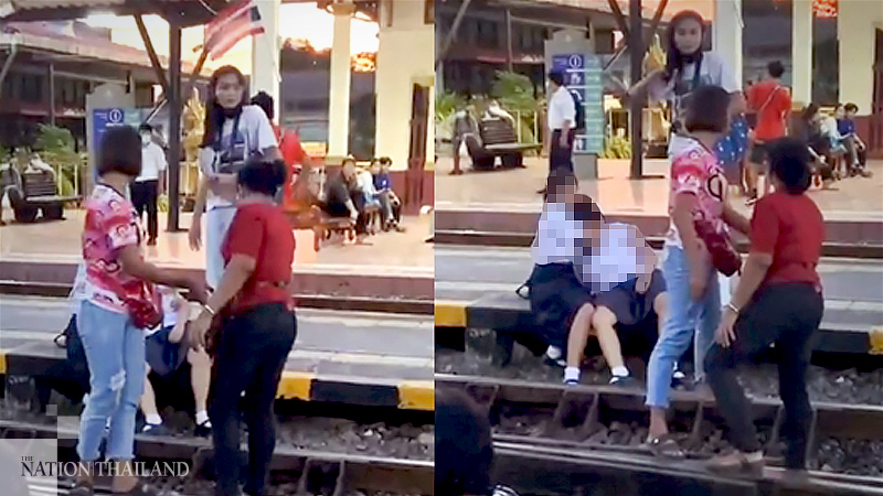 Schoolgirl slapped for not standing up during national anthem Schoolgirl slapped for not standing up during national anthem