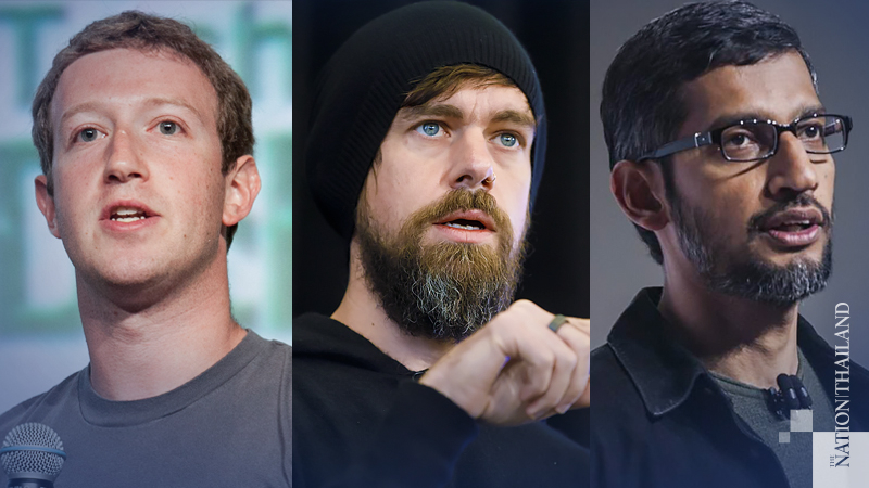Facebook, Google, Twitter CEOs clash with Congress in pre-election showdown Facebook, Google, Twitter CEOs clash with Congress in pre-election showdown