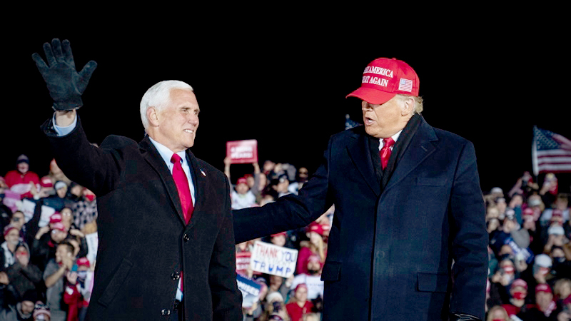 Trump tones down bombast on Election Day Trump tones down bombast on Election Day
