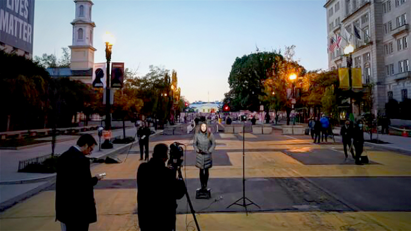 D.C. streets tense but calm Wednesday as ballots are counted D.C. streets tense but calm Wednesday as ballots are counted