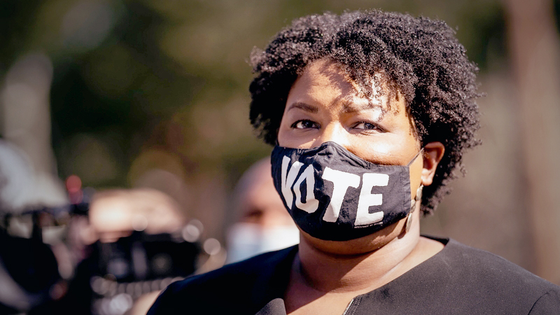 Abrams garners praise from Democrats on the verge of achieving a long-held dream: Flipping Georgia Abrams garners praise from Democrats on the verge of achieving a long-held dream: Flipping Georgia