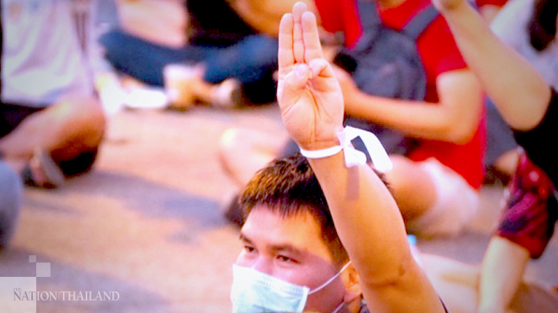 Student-led protest in Chiang Mai calls for PM's resignation Student-led protest in Chiang Mai calls for PM's resignation