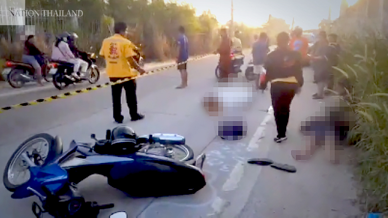 Monk killed in road accident involving teen biker in Chonburi Monk killed in road accident involving teen biker in Chonburi