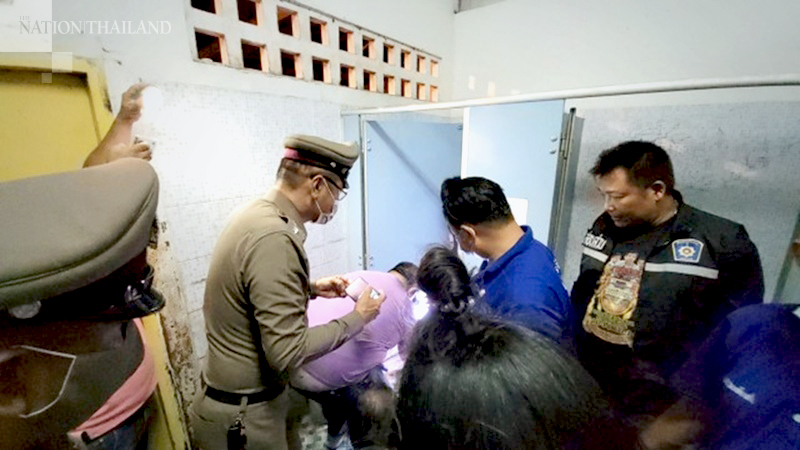 Two men found dead in Samut Prakan public toilet Two men found dead in Samut Prakan public toilet