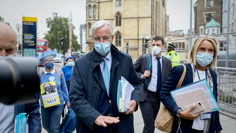 Brexit talks suspended after aide tests positive for covid Brexit talks suspended after aide tests positive for covid