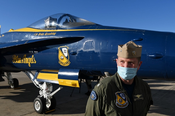 Blue Angels jet gets new home at Smithsonian's Air and Space Museum Blue Angels jet gets new home at Smithsonian's Air and Space Museum