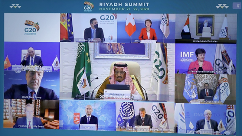 Pandemic casts economic shadows on virtual G-20 summit Pandemic casts economic shadows on virtual G-20 summit