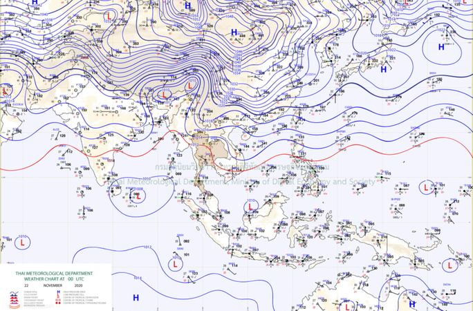 Photo Credit: Thailand Meteorological Department. 