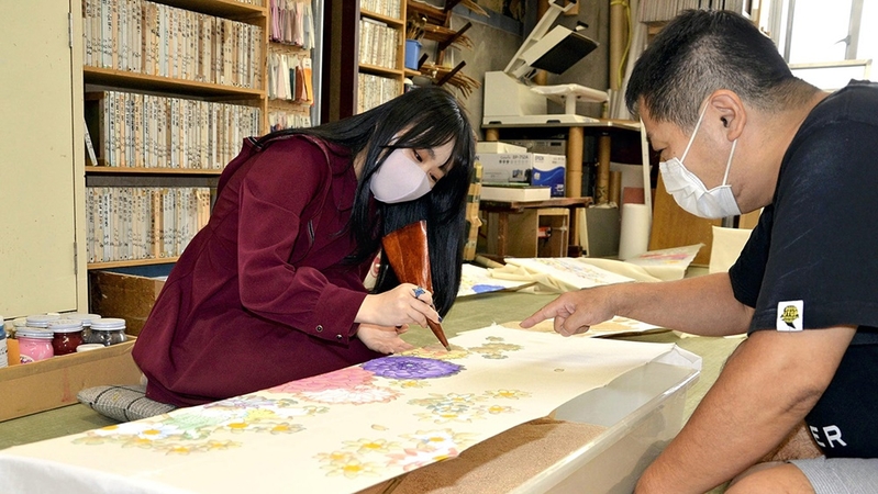 Coming of age in a kimono of her own design Coming of age in a kimono of her own design