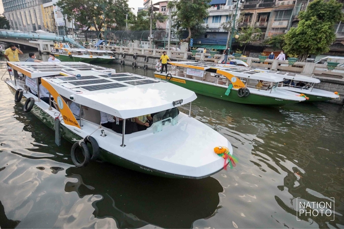 New e-boats to start plying Bangkok canals from Friday New e-boats to start plying Bangkok canals from Friday
