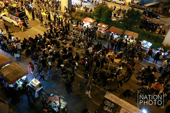 Pro-democracy rallies underway in Bangkok and Nonthaburi Pro-democracy rallies underway in Bangkok and Nonthaburi