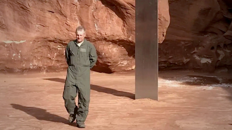 Mysterious metal object vanishes from Utah desert Mysterious metal object vanishes from Utah desert