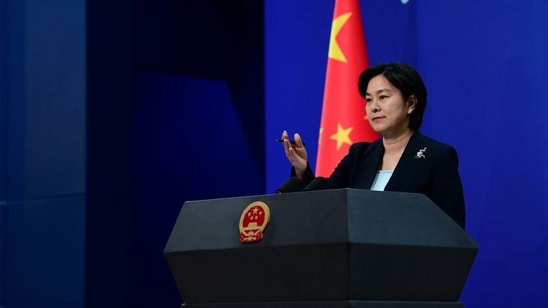 In this undated file photo, Foreign Ministry spokesperson Hua Chunying addresses a press briefing in Beijing. (PHOTO/CHINA DAILY)
