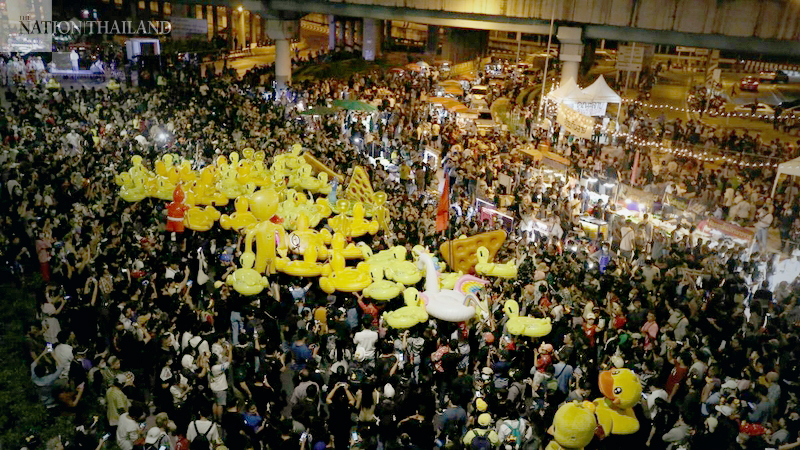 Bangkok motorists advised to avoid 6 Lat Phrao routes today amid protest rally Bangkok motorists advised to avoid 6 Lat Phrao routes today amid protest rally