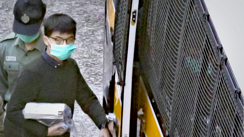 Hong Kong activist Joshua Wong jailed 13.5 months over protest Hong Kong activist Joshua Wong jailed 13.5 months over protest