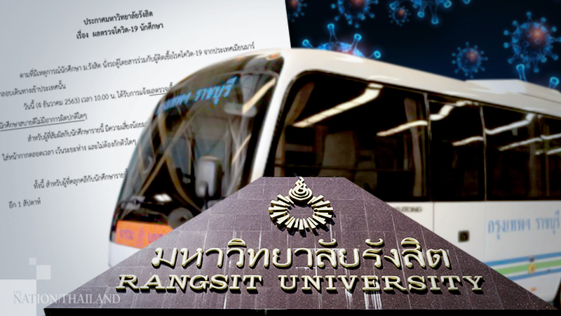 Rangsit Uni staff, students in lockdown after Covid scare Rangsit Uni staff, students in lockdown after Covid scare