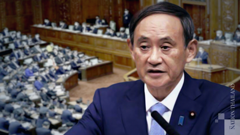 Suga positions carbon goal, digitization as pillars for economic revitalization Suga positions carbon goal, digitization as pillars for economic revitalization