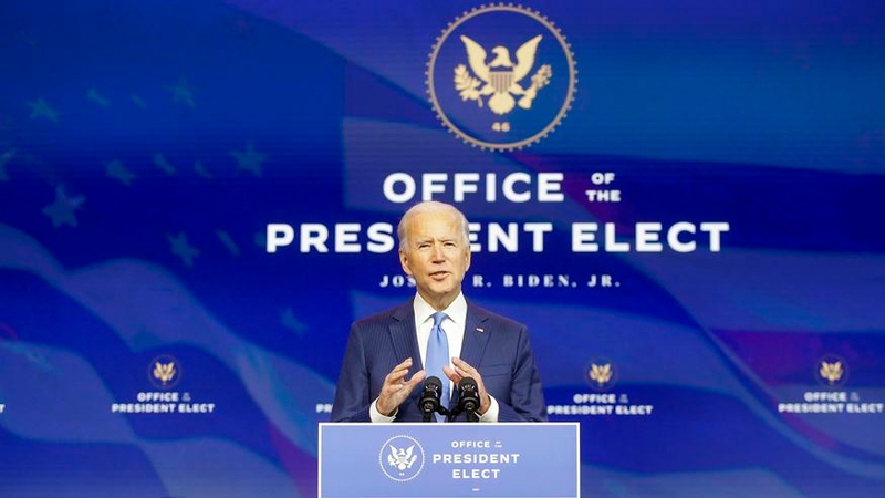 President-elect Joe Biden announces Cabinet nominees on Friday, Dec. 11, 2020. MUST CREDIT: Washington Post photo by Joshua Lott